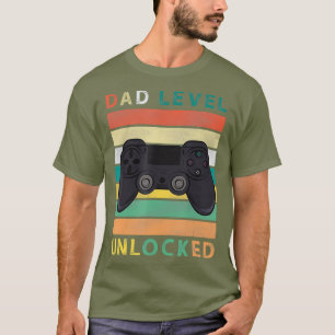 T-shirt Hommes Grossesse Faire-part Niveau papa déverrouil