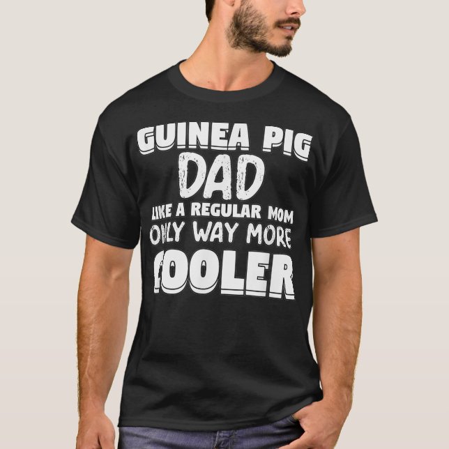 T-shirt Hommes Guinée Pig Papa Plus Glacière Cavy Cadeau G (Devant)