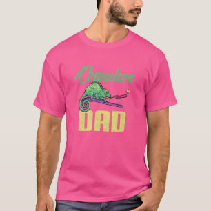 T-shirt Hommes Herpétologiste Lizard Reptile Chameleon Pap