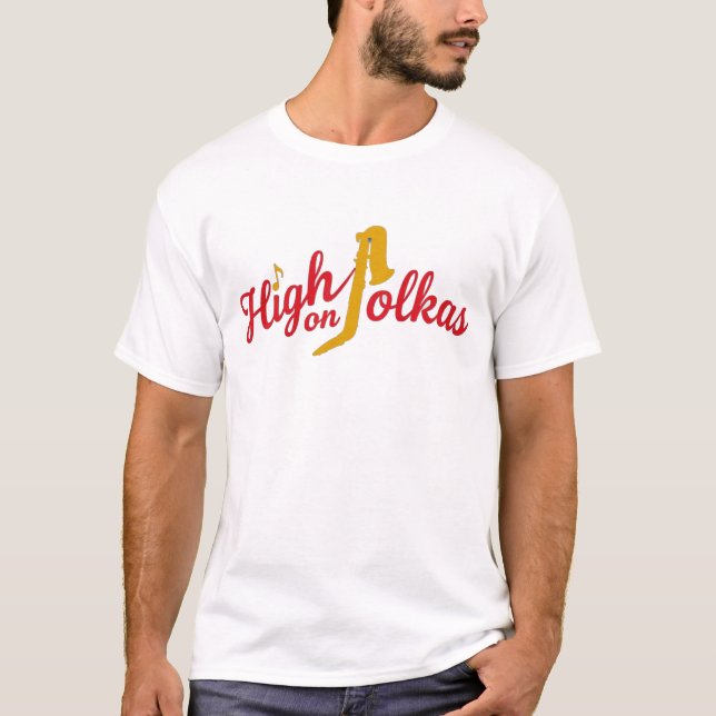 T-Shirt Hommes High on Polkas (Devant)