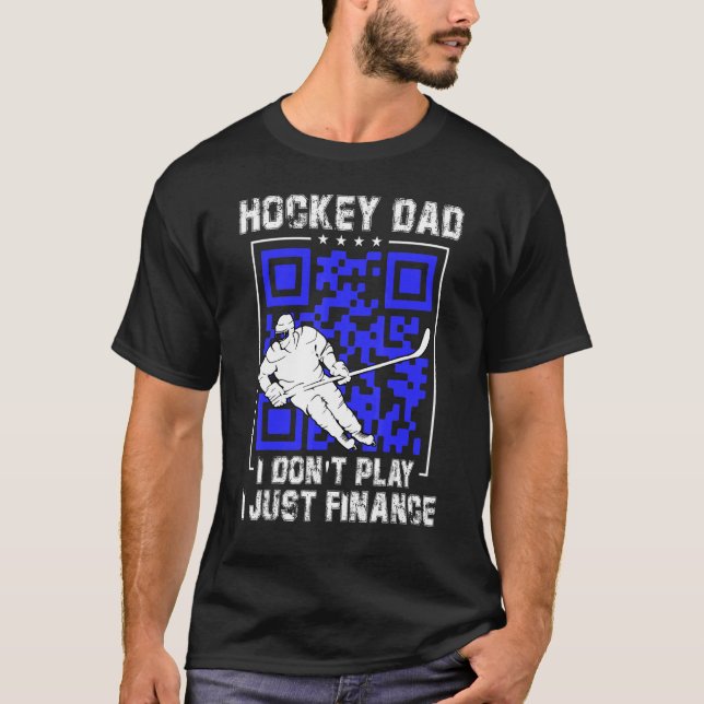 T-shirt Hommes Hockey Papa Je ne joue pas Je finance juste (Devant)