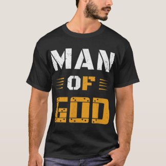 T-shirt Hommes Homme de Dieu Fête des pères chrétienne