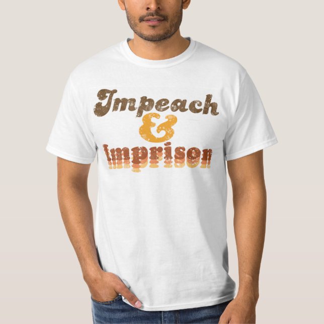 T-Shirt Hommes Impeach & Imprison (Devant)