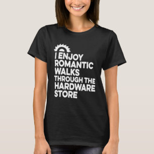 T-shirt Hommes J'Apprécie Les Promenades Romantiques À Tra