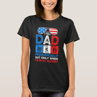 T-shirt Hommes Je Dis À Papa De Plaisanter Périodiquement 