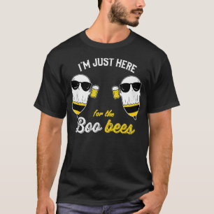T-shirt Hommes Je suis juste ici pour les Boo Bees Hallowe