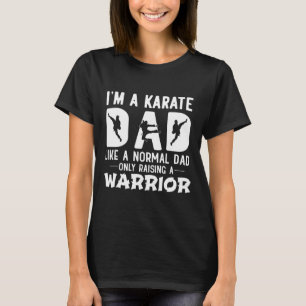 T-shirt Hommes Je suis Karate Papa Comme un papa normal Ra