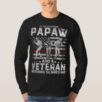Hommes Je suis Papa Papaw Chemise Vétérinaire Fête
