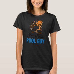 T-shirt Hommes Je suis votre poule Guy Palm Tree