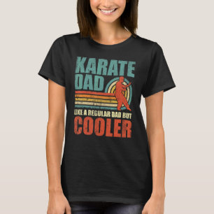 T-shirt Hommes Karate Papa Comme Un Père Régulier Mais Gla