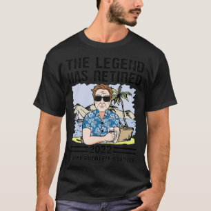 T-shirt Hommes La Légende A Retiré Plus Mon Problème