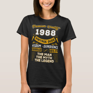 T-shirt Hommes La légende du mythe humain 1988 35e anniver
