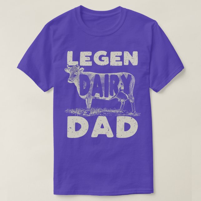 T-shirt Hommes Legen Dairy Papa Vache Fête des pères d'agr (Design devant)