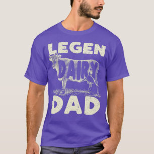 T-shirt Hommes Legen Dairy Papa Vache Fête des pères d'agr