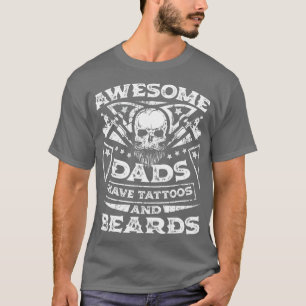 T-shirt Hommes Les papas géniaux ont des tatouages et des 
