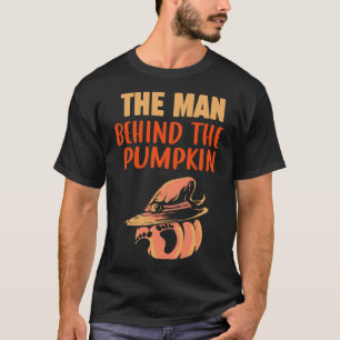T-shirt Hommes L'homme derrière le Citrouille Halloween Pr