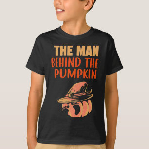 T-shirt Hommes L'homme derrière le Citrouille Halloween Pr