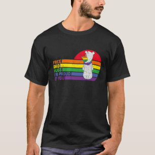 T-shirt Hommes Libérez Papa Encaresse Je Suis Fier De Vous