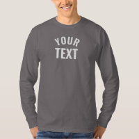 Hommes Long Sleeve Fumée Gris Modèle moderne tenda