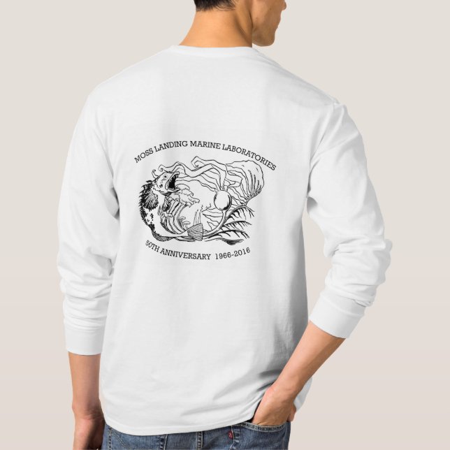 T-shirt (hommes) : longue douille, Lingcod/varech (Dos)