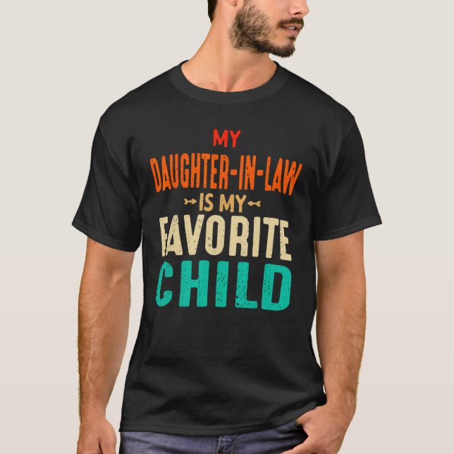 T-shirt Hommes Ma Fille En Droit Est Mes Pères Préférés Da (Devant)