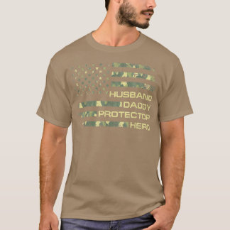 T-shirt Hommes Mari Daddy Protector Hero Happy Père D
