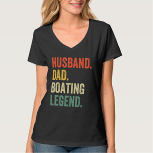 T-shirt Hommes Mari Papa Bateau Légende Bateau à voile Bat