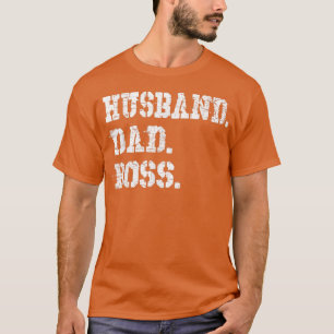 T-shirt Hommes Mari Papa Boss Drôle Fête des pères Cadeau