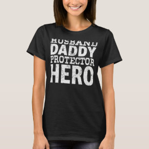 T-shirt Hommes Mari papa Protecteur Héros Amusant Père D