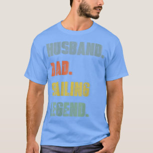 T-shirt Hommes Mari papa voile Légende Vintage Père D