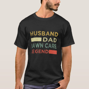 T-shirt Hommes marié père de famille soins de la pelouse L
