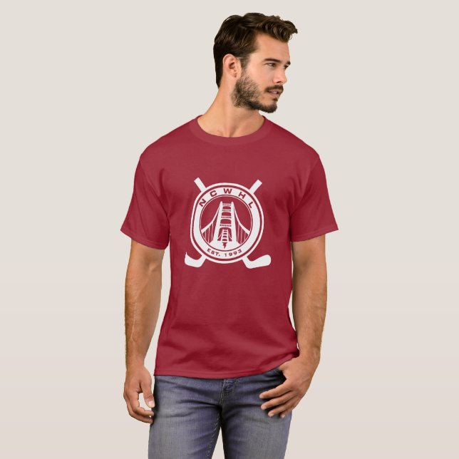 T-shirt Hommes marron de chemise de Division (Devant entier)