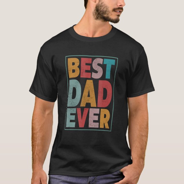 T-shirt Hommes Meilleur Papa Jamais Fête des pères Pères V (Devant)