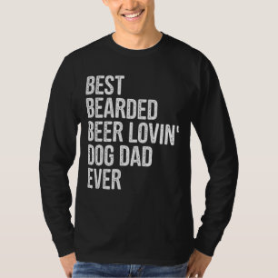 T-shirt Hommes Meilleur Porte-Bière Aimer Chien Papa Chien