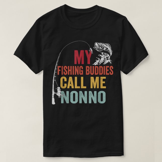 T-Shirt Hommes Mes Copains de Pêche Préférés M'app (Design devant)