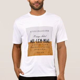 T-shirt Hommes millénaires de représentation de collection