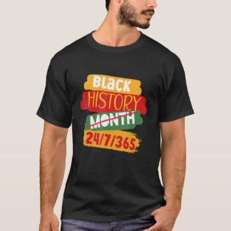 T-shirt Hommes Mois de l'histoire des noirs 247365 Appa de