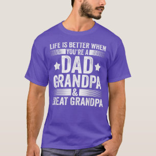 T-shirt Hommes Ne jamais se fatiguer être papa grand[un gr