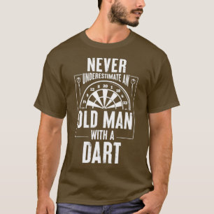 T-shirt Hommes Ne sous-estimez jamais un vieil homme avec