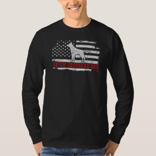T-shirt Hommes Néerlandais Berger Papa Distressed Drapeau