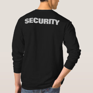 T-shirt Hommes Noir Blanc Les Deux Côtés Imprimé L'équipe
