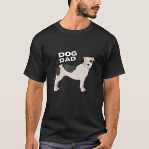 T-shirt Hommes noir et blanc American Pit Bull Terrier Chi