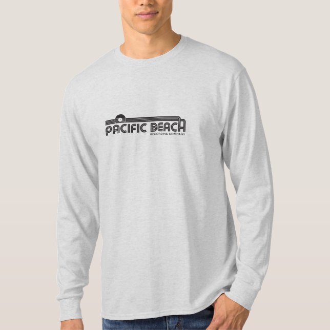 T-shirt Hommes noirs du logo | de PBRC (Devant)