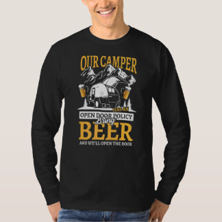 T-shirt Hommes Notre Camper A Une Politique De Porte Ouver