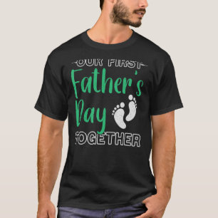 T-shirt Hommes Notre Premier Père Fête Papa Père Enfant Pè