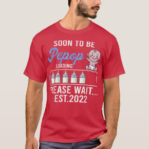 T-shirt Hommes Nouveau Grand-Père, Grossesse Faire-part Bi