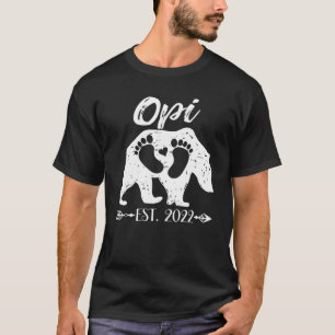 T-shirt Hommes Nouveau Opi Grand-pa Bear Est 2022 Baby sho