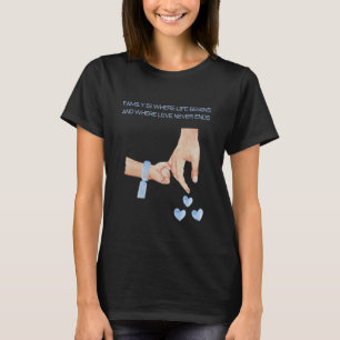 T-shirt Hommes Nouveau Père D'Un Garçon Portant Les Mains