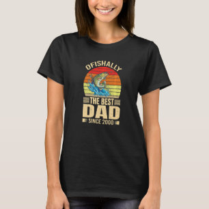 T-shirt Hommes Ofish Le meilleur papa depuis 2000 Fisher F