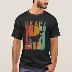 T-shirt Hommes Okapi déprimés Femmes Kid Cute Okapi Retro